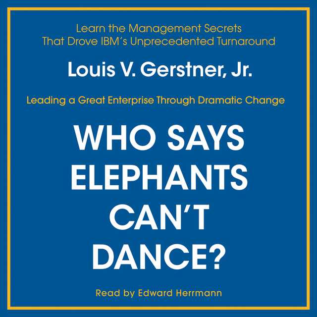 Who Says Elephants Can’t Dance?