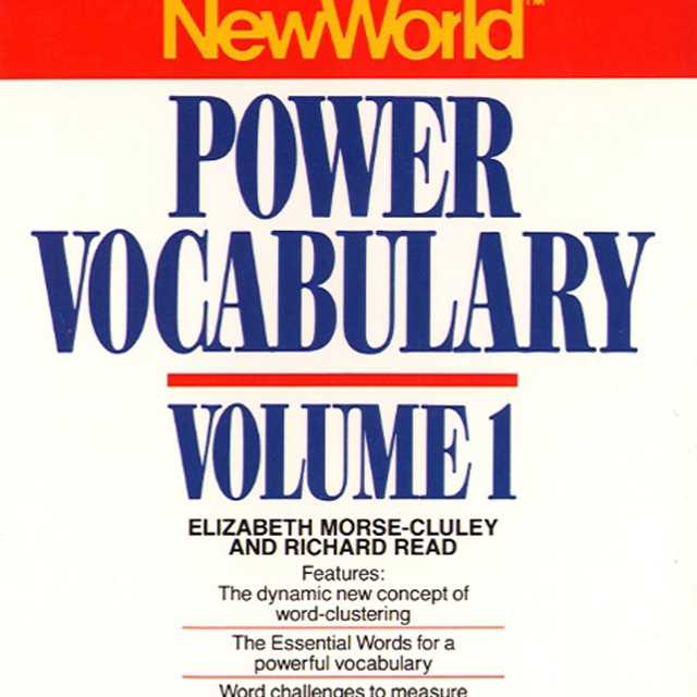 Wnw Power Vocabulary