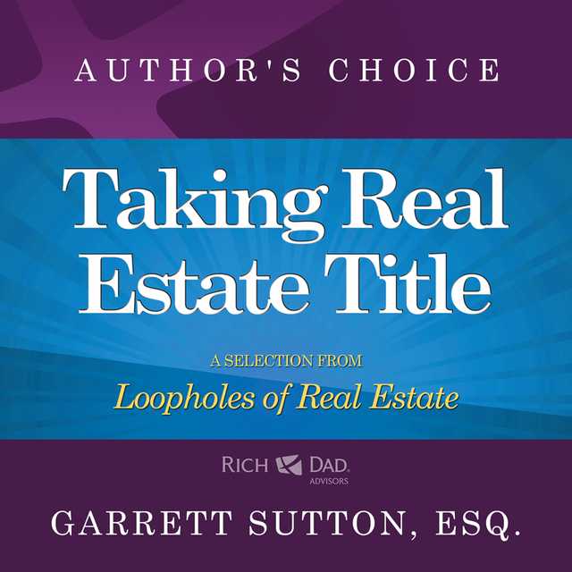 Taking Real Estate Title