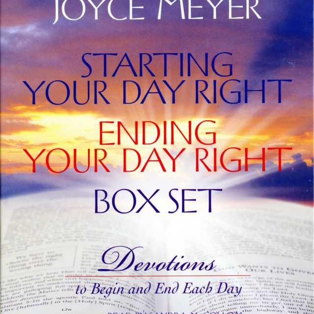 Starting Your Day Right/Ending Your Day Right Box Set