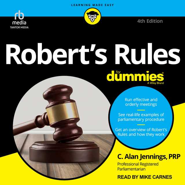 Robert’s Rules For Dummies, 4th Edition
