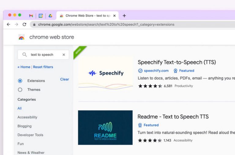 text to speech app for chrome