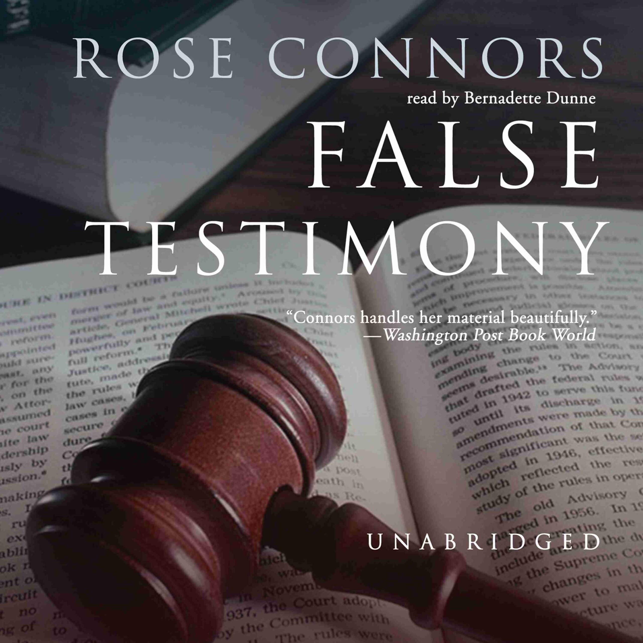False Testimony byRose Connors Audiobook. 16.95 USD