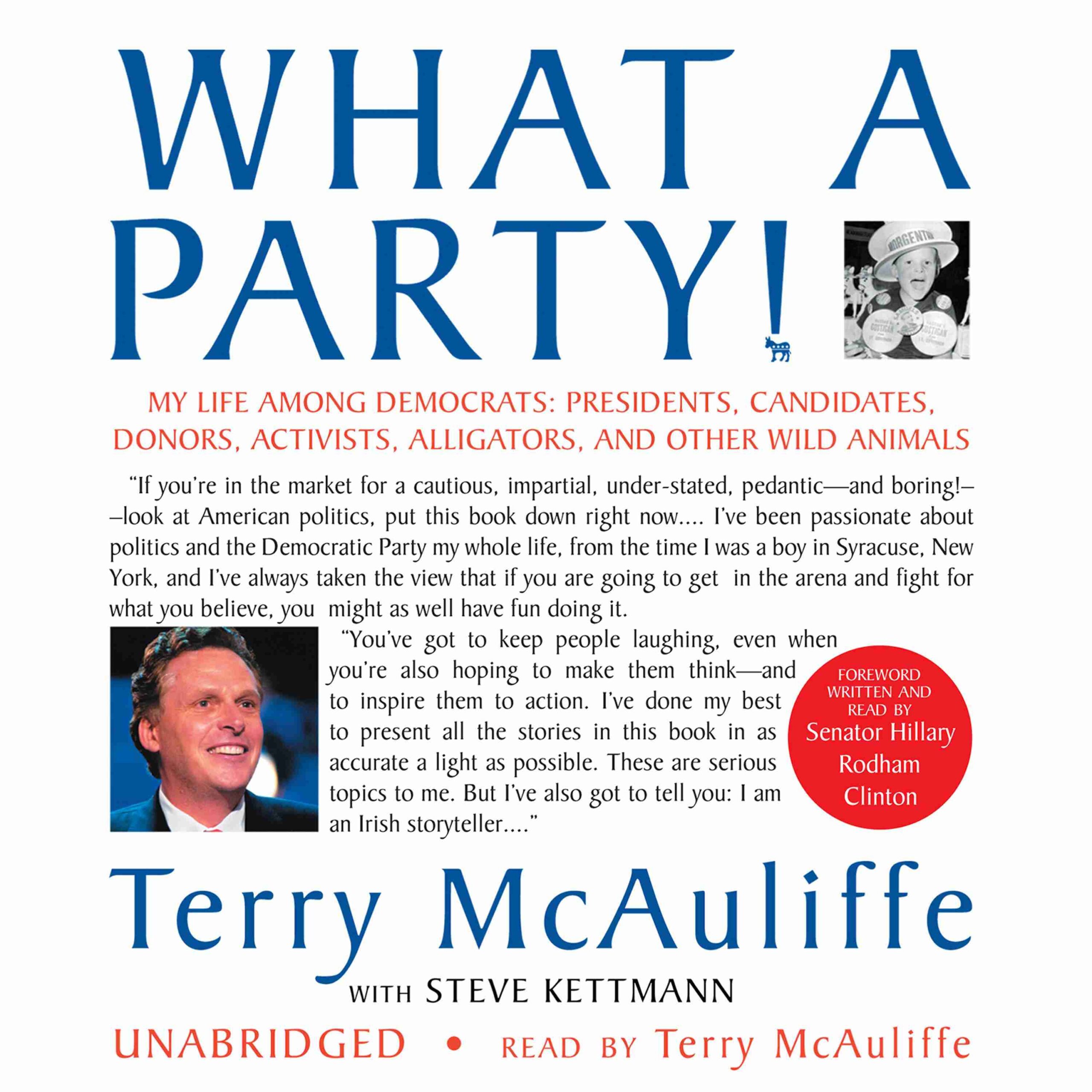 What a Party! byTerry McAuliffe Audiobook. 24.95 USD
