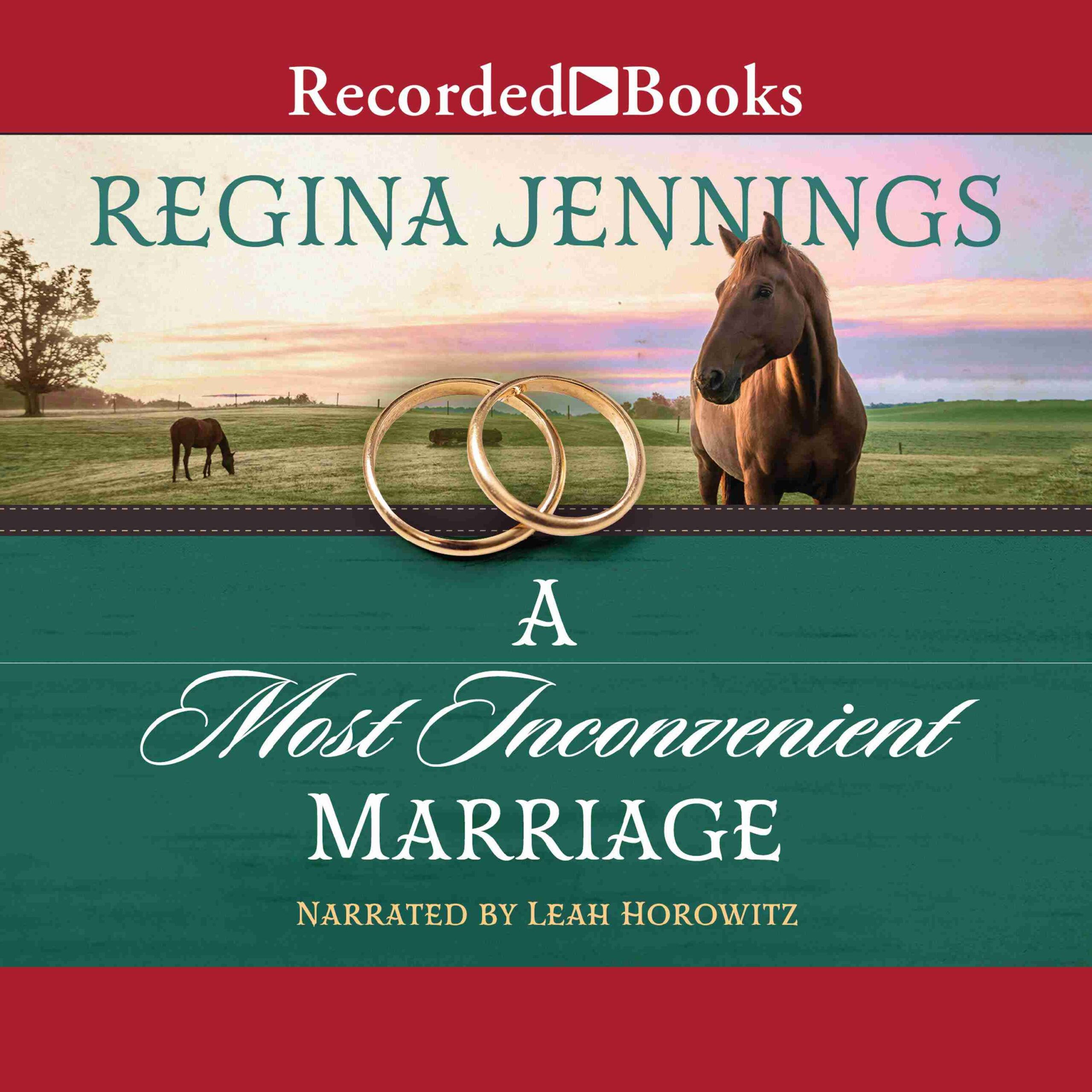 A Most Inconvenient Marriage byRegina Jennings Audiobook. 24.99 USD