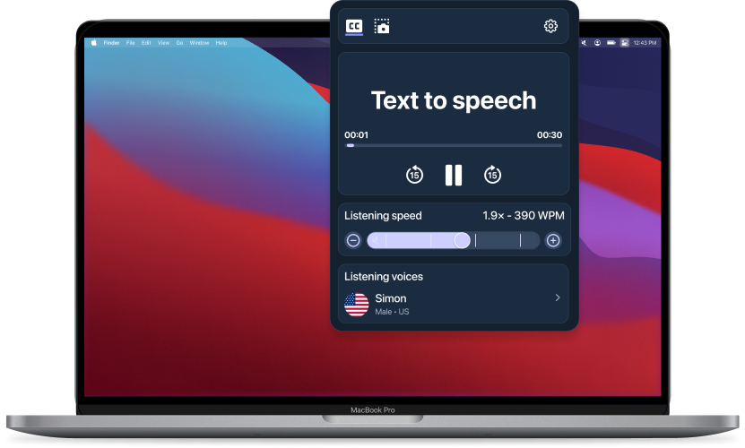 free text to speech mac download
